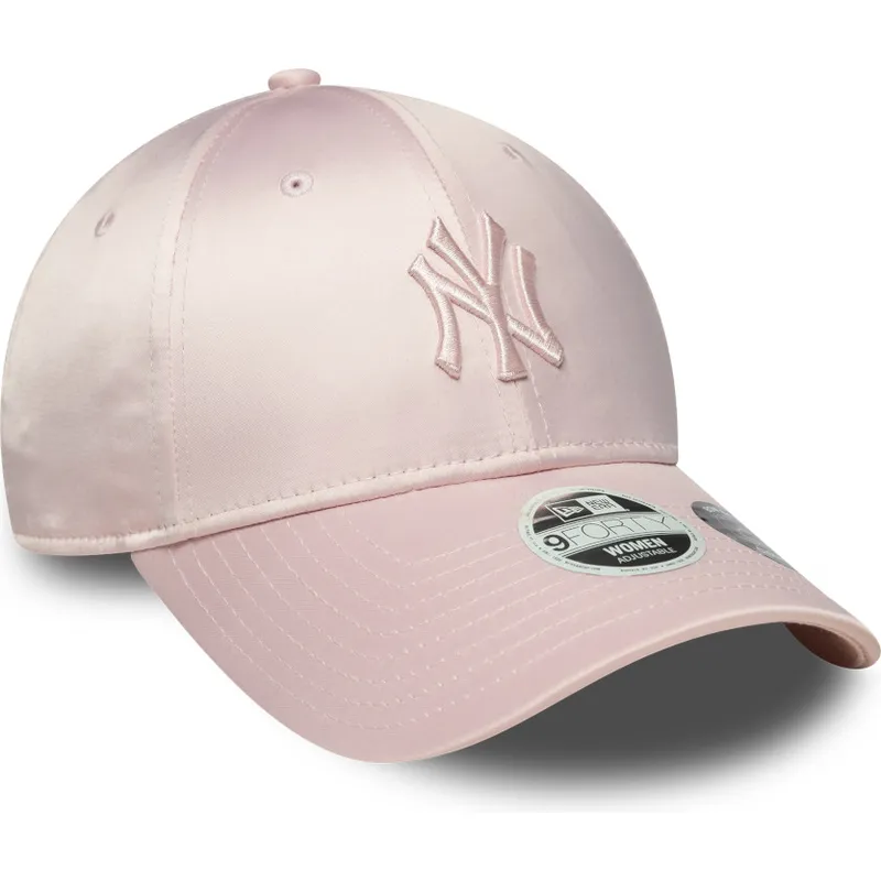 kepure-islenkta-rozine-reguliuojamas-9forty-satin-bow-back-new-york-yankees-mlb-new-era