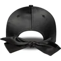 czarna-regulowana-czapka-z-daszkiem-dla-kobiet-z-czarnym-logo-9forty-satin-bow-back-new-york-yankees-mlb-new-era