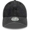 kepure-islenkta-juoda-reguliuojamas-9twenty-denim-new-york-yankees-mlb-new-era