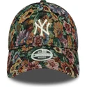 regulowana-wielokolorowa-czapka-z-daszkiem-dla-kobiet-9twenty-floral-new-york-yankees-mlb-new-era