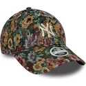regulowana-wielokolorowa-czapka-z-daszkiem-dla-kobiet-9twenty-floral-new-york-yankees-mlb-new-era
