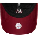 czerwona-regulowana-czapka-z-zakrzywionym-daszkiem-dla-kobiet-z-czerwonym-logo-9twenty-padded-new-york-yankees-mlb-new-era