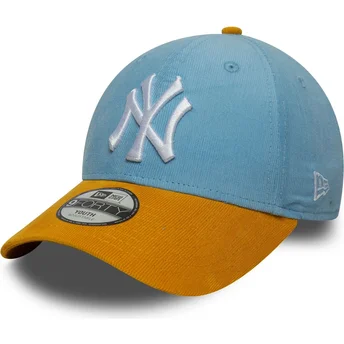 Cap išlenkta multicolor adjustable strap vaikams 9FORTY Cord New York Yankees MLB New Era