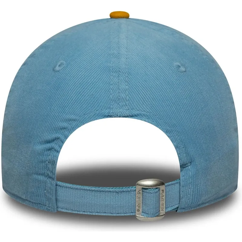 gorra-curva-azul-y-marron-ajustable-para-nino-9forty-cord-de-new-york-yankees-mlb-de-new-era