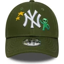 kepure-islenkta-zalia-reguliuojamas-vaikams-9forty-space-icon-new-york-yankees-mlb-new-era