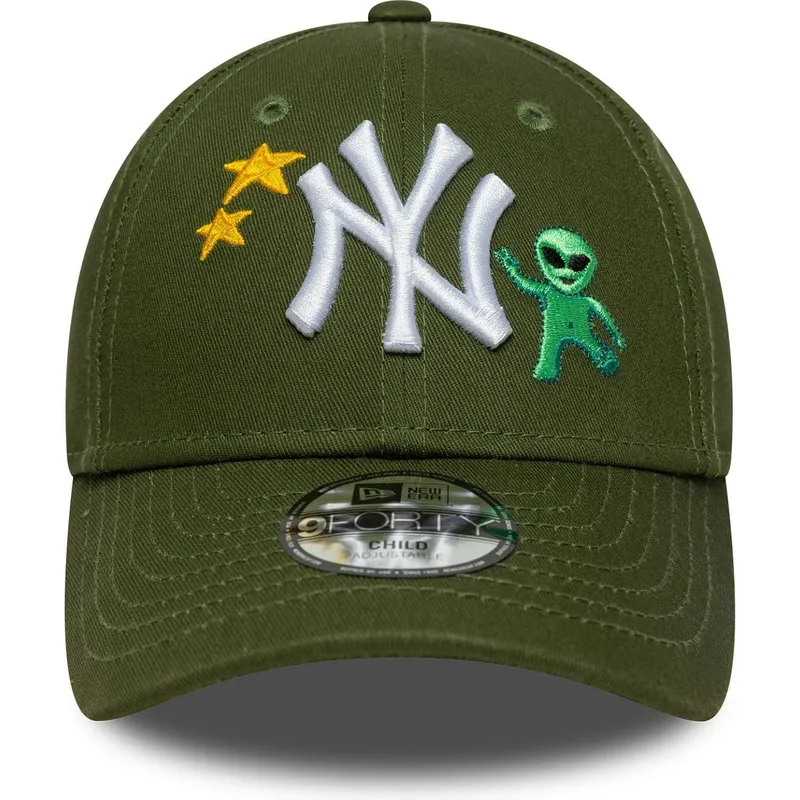 kepure-islenkta-zalia-reguliuojamas-vaikams-9forty-space-icon-new-york-yankees-mlb-new-era
