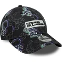 cap-islenkta-black-adjustable-strap-vaikams-9forty-new-era
