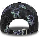 new-era-curved-brim-youth-9forty-space-all-over-print-black-adjustable-cap