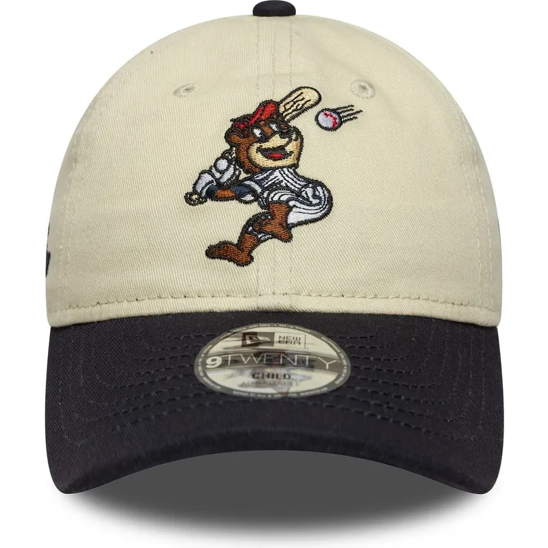 kepure-islenkta-ivairiaspalvis-reguliuojama-juostele-vaikams-9twenty-mascot-new-era
