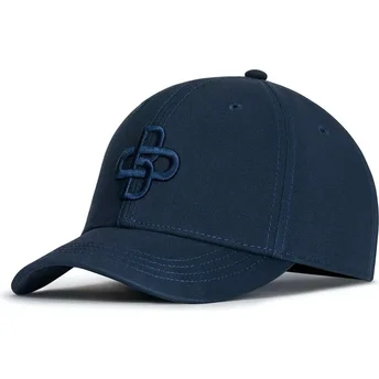 Czapka z zakrzywionym daszkiem granatowa regulowana z granatowym logo Baseball Peach OBL055 od Oblack