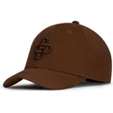 regulowana-brazowa-czapka-z-zakrzywionym-daszkiem-z-brazowym-logo-baseball-peach-obl061-od-oblack