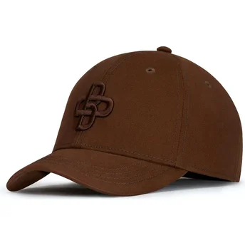 Cap išlenkta brown adjustable strap Oblack