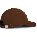 regulowana-brazowa-czapka-z-zakrzywionym-daszkiem-z-brazowym-logo-baseball-peach-obl061-od-oblack