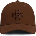 regulowana-brazowa-czapka-z-zakrzywionym-daszkiem-z-brazowym-logo-baseball-peach-obl061-od-oblack