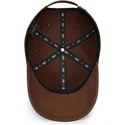 regulowana-brazowa-czapka-z-zakrzywionym-daszkiem-z-brazowym-logo-baseball-peach-obl061-od-oblack