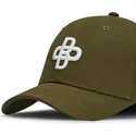 kepure-islenkta-zalia-reguliuojama-juostele-baseball-peach-obl051-oblack