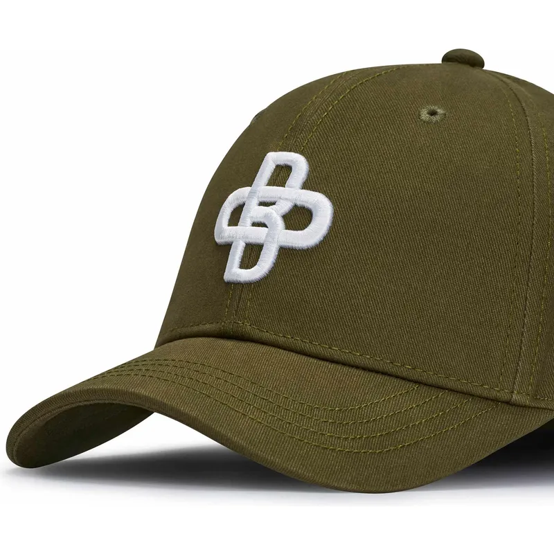 kepure-islenkta-zalia-reguliuojama-juostele-baseball-peach-obl051-oblack