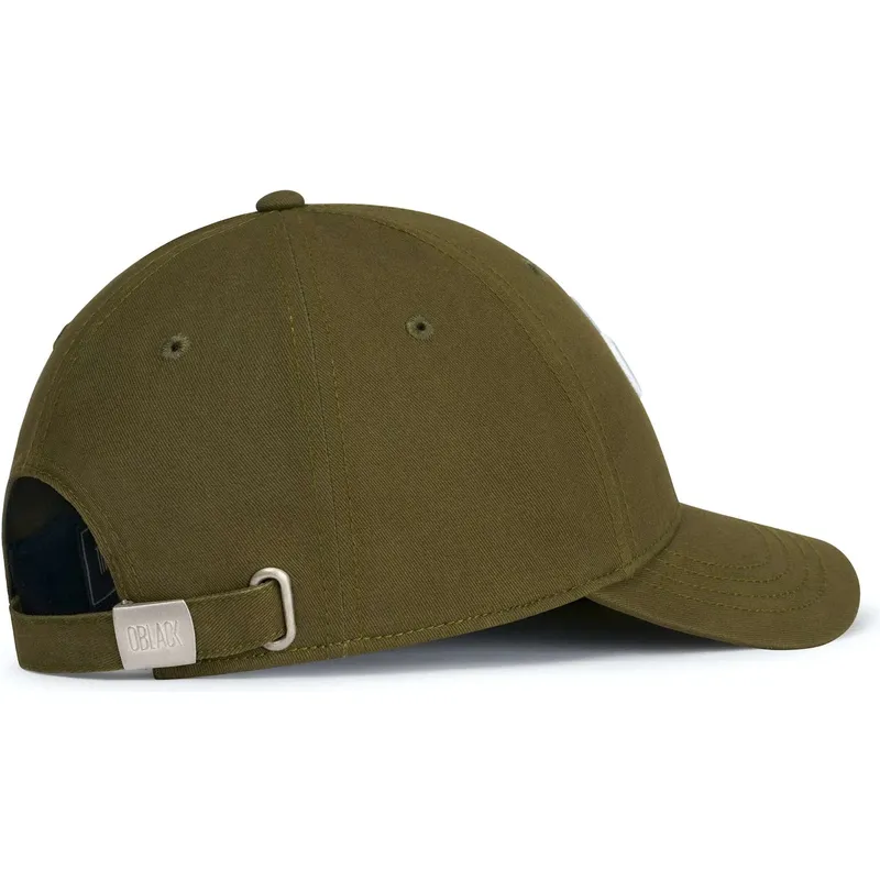 kepure-islenkta-zalia-reguliuojama-juostele-baseball-peach-obl051-oblack