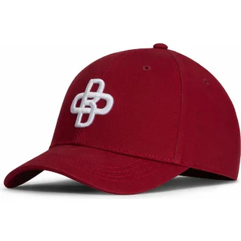 Cap išlenkta red adjustable strap Oblack