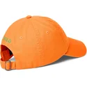 pomaranczowa-regulowana-czapka-z-zakrzywionym-daszkiem-z-zielonym-logo-cotton-chino-classic-sport-od-polo-ralph-lauren