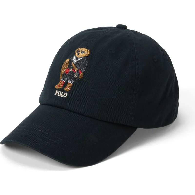 kepure-islenkta-juoda-reguliuojamas-classic-sport-holiday-bear-polo-ralph-lauren