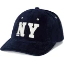kepure-islenkta-tamsiai-melyna-reguliuojamas-ny-patch-authentic-corduroy-polo-ralph-lauren