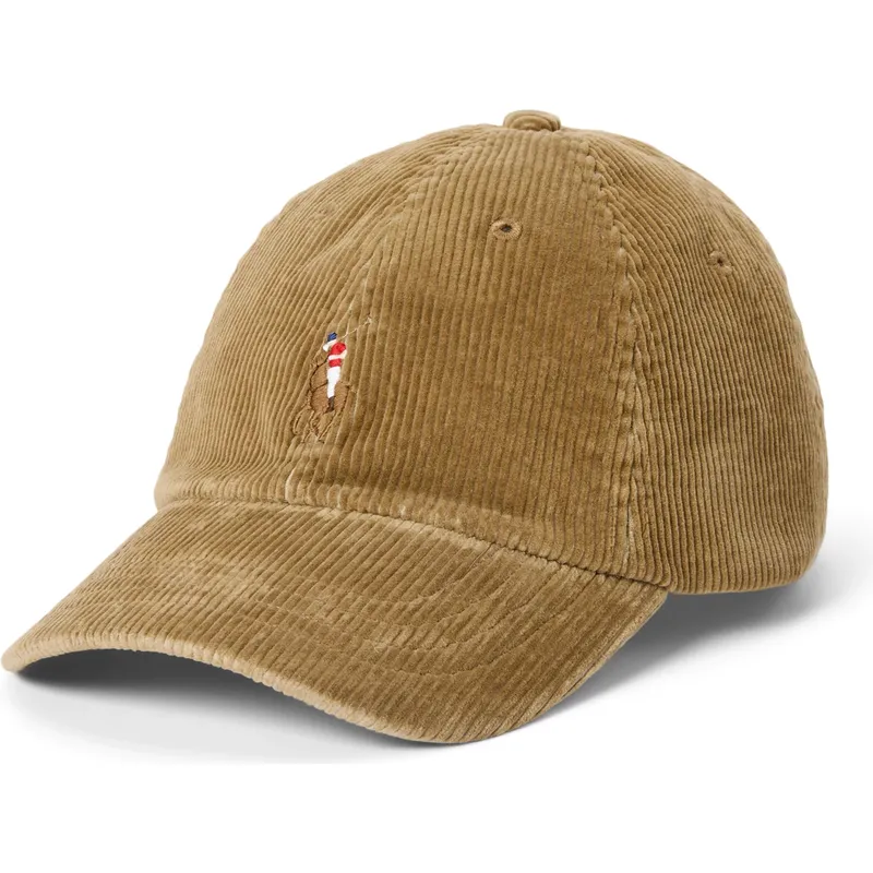 kepure-islenkta-ruda-reguliuojamas-classic-sport-corduroy-polo-ralph-lauren