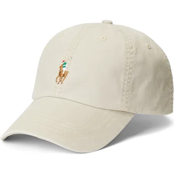 Kepurė išlenkta smėlio reguliuojamas Classic Sport Stretch Cotton Twill Polo Ralph Lauren