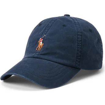 Kepurė išlenkta tamsiai mėlyna reguliuojama juostelė Polo Ralph Lauren