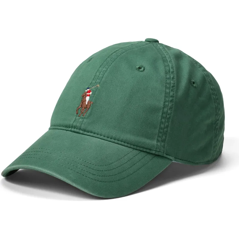 polo-ralph-lauren-curved-brim-classic-sport-stretch-cotton-twill-green-adjustable-cap