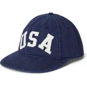 polo-ralph-lauren-flat-brim-usa-appliqued-twill-navy-blue-adjustable-cap