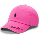 rozowa-czapka-z-daszkiem-pink-pony-twill-polo-ralph-lauren-z-regulacja