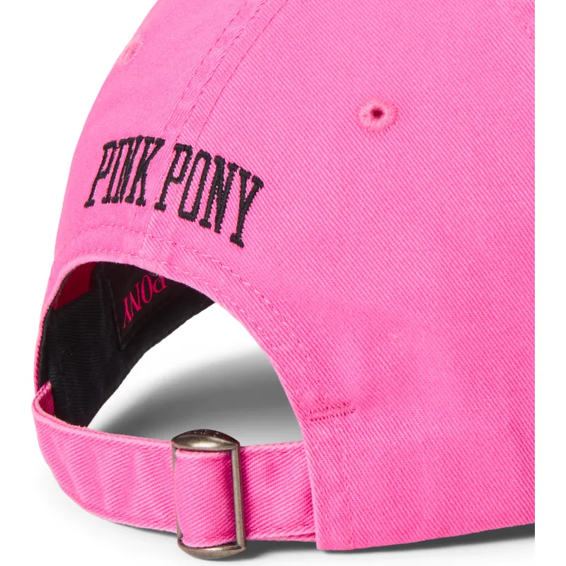 rozowa-czapka-z-daszkiem-pink-pony-twill-polo-ralph-lauren-z-regulacja