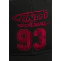 kepure-plokscia-juoda-snapback-core-93-and1