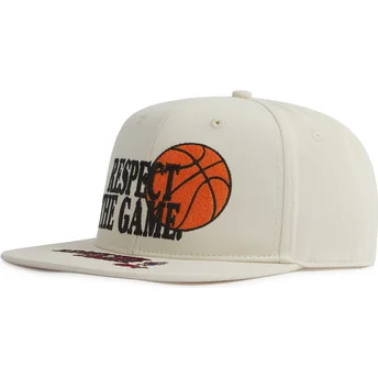 Καπέλο επίπεδο μπεζ snapback Respect The Game Σλόγκαν της AND1