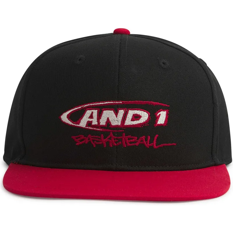 kepure-plokscia-juoda-snapback-graffiti-and1