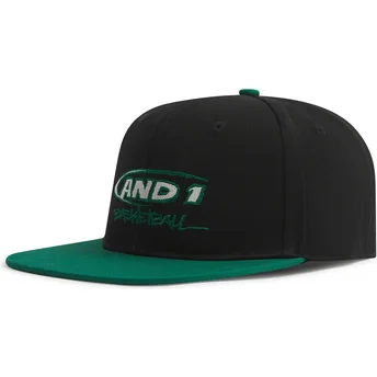 Cap plokščia black snapback AND1