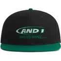 czarna-i-zielona-czapka-snapback-z-plaskim-daszkiem-graffiti-logo-and1