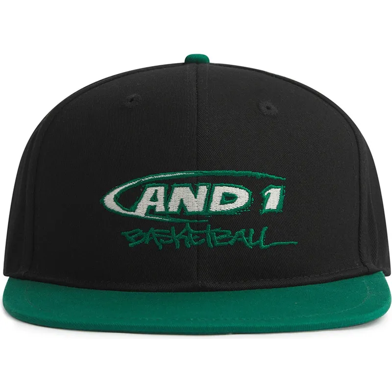 kepure-plokscia-juoda-snapback-graffiti-and1