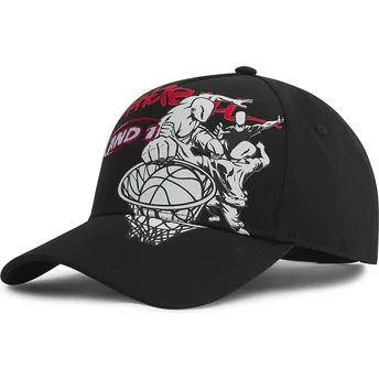 Czapka z daszkiem czarna snapback Dunk Graffiti AND1