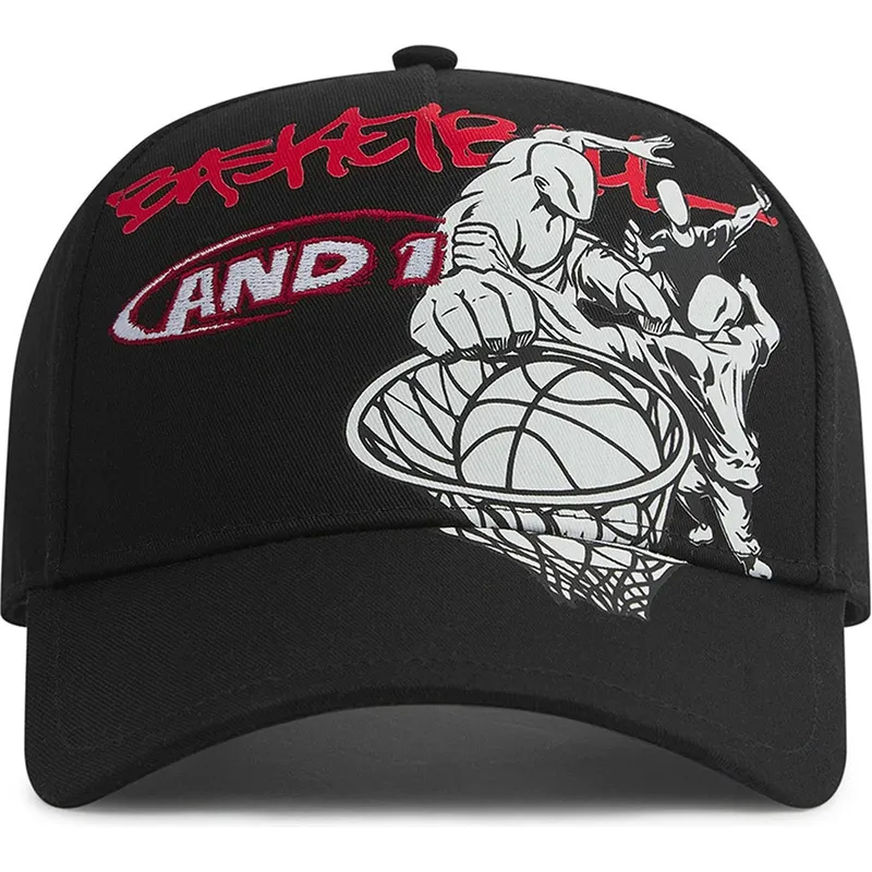 kepure-islenkta-juoda-snapback-dunk-graffiti-and1