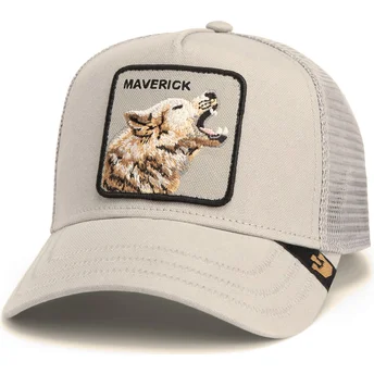 kepure-islenkta-pilka-snapback-maverick-howling-in-harmony-core-canvas-the-farm-goorin-bros