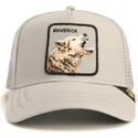 czapka-trucker-szara-wilk-maverick-howling-in-harmony-core-canvas-the-farm-od-goorin-bros