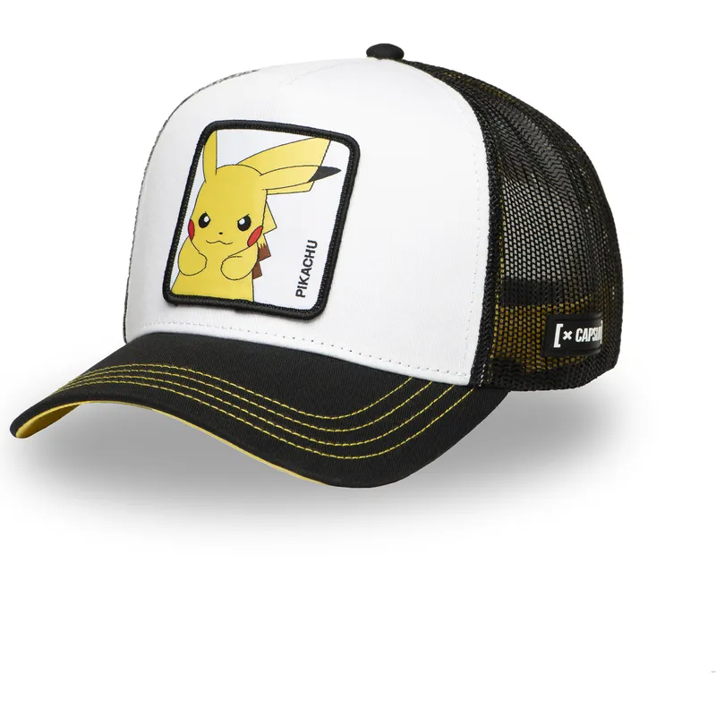 cap-islenkta-black-snapback-pikachu-pokemon-capslab