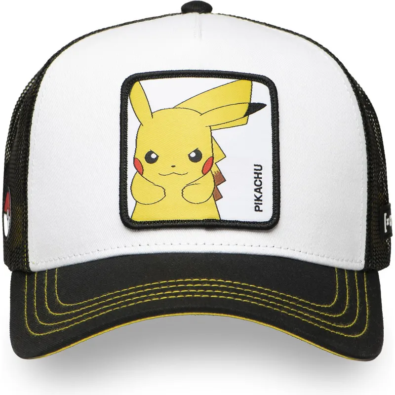cap-islenkta-black-snapback-pikachu-pokemon-capslab