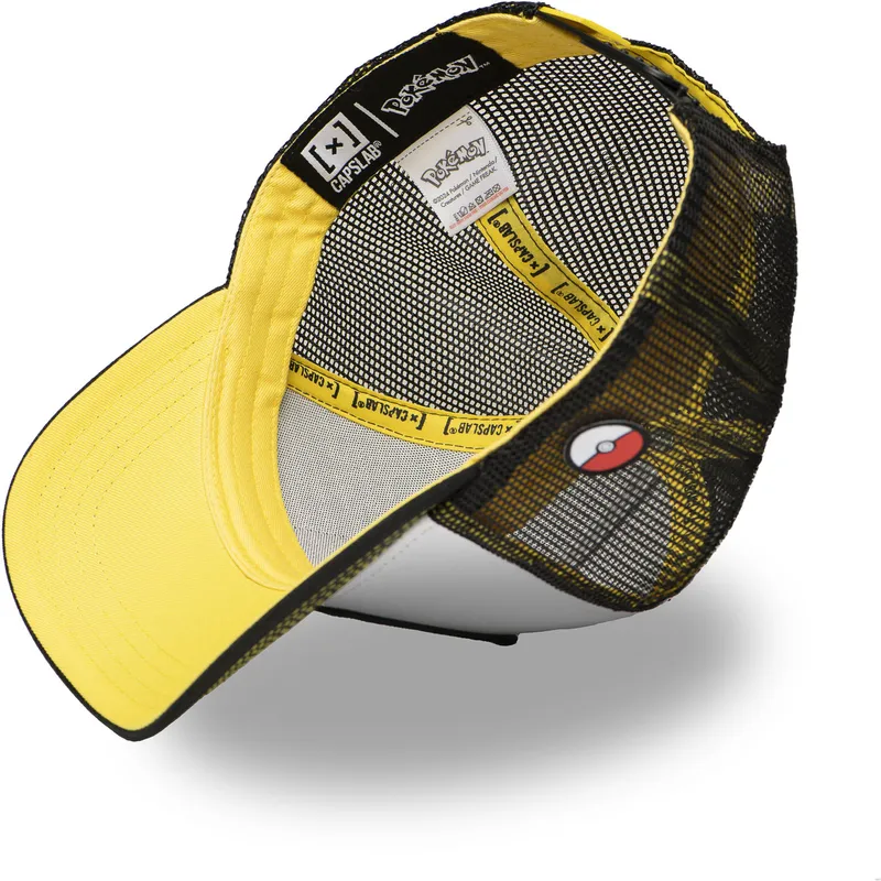 cap-islenkta-black-snapback-pikachu-pokemon-capslab