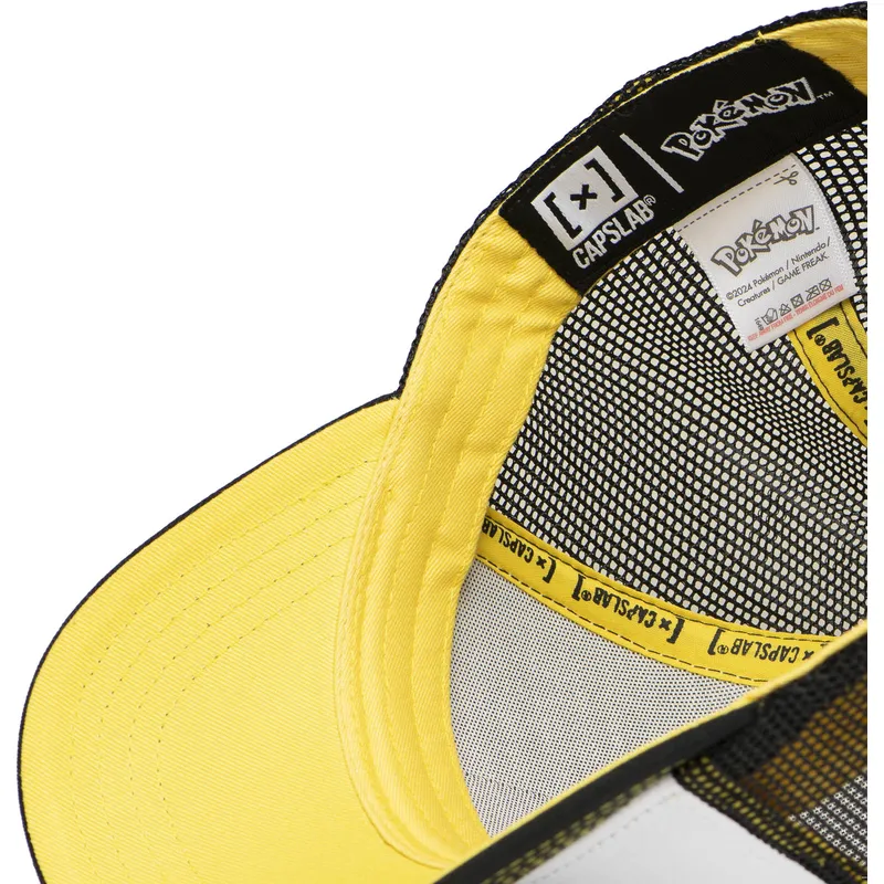 cap-islenkta-black-snapback-pikachu-pokemon-capslab