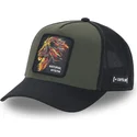 czapka-trucker-zielono-czarna-lew-natural-mystik-mys-beasts-od-capslab