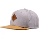 djinns-flat-brim-linen-2015-grey-and-brown-snapback-cap