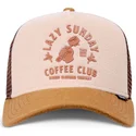 kepure-islenkta-ruda-snapback-lazy-barista-djinns